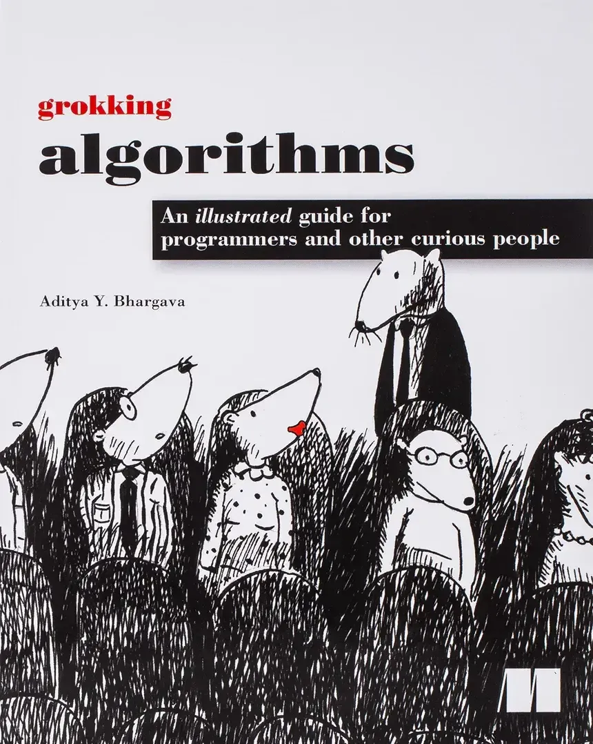 Cover of Grokking Algorithms by Aditya Bhargava